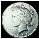 1927 Peace Silver Dollar CLOSELY UNCIRCULATED