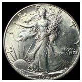 1941-D Silver Walking Liberty Half Dollar UNCIRCUL