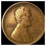 1909-S Lincoln Wheat Cent LIGHTLY CIRCULATED