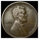 1911-S Lincoln Wheat Cent CLOSELY UNCIRCULATED