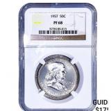 1957 Franklin Half Dollar NGC PF68