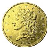 1835 Classic Head Gold $5