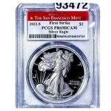 2022-S Silver Eagle PCGS PR69 DCAM