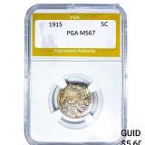 1915 Buffalo Nickel PGA MS67