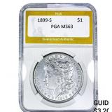 1899-S Morgan Silver Dollar PGA MS63
