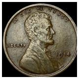 1914 Lincoln Wheat Cent CLOSELY UNCIRCULATED