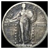 1923-S Silver Standing Liberty Quarter ABOUT  UNC