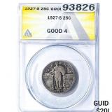 1927-S Standing Liberty Quarter ANACS G4