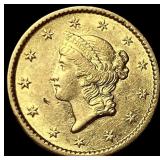 1853 Gold $1 Type 1 CLOSELY UNCIRCULATED