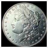 1901-S Silver Morgan Dollar CHOICE AU