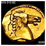 410-310 BC Carthage 1/10 Stater Horse/Palm UNCIRCU