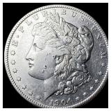 1904-S Silver Morgan Dollar NEARLY  UNCIRCULATED