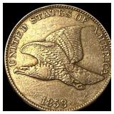 1858 Flying Eagle Cent CLOSELY UNCIRCULATED
