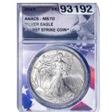 2023 Silver Eagle ANACS MS70