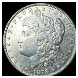 1878 Silver Morgan Dollar CLOSELY  UNCIRCULATED