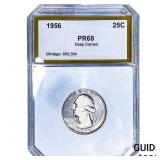 1956 Washington Silver Quarter PCI PR68