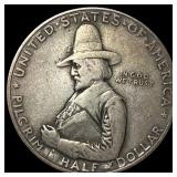 1920 Silver Pilgrim Half Dollar NICELY CIRCULATED
