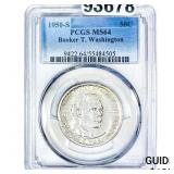 1950-S Booker T Half Dollar PCGS MS64
