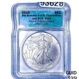 2010 Silver Eagle ICG  F.U.N. Con. Award of Apprec