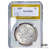 1899 Morgan Silver Dollar PGA MS64