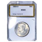 1964-D Kennedy Half Dollar PCI MS65