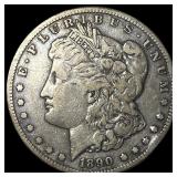 1890-CC Silver Morgan Dollar LIGHTLY CIRCULATED