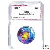 1980-P Kennedy Half Dollar PCI MS67