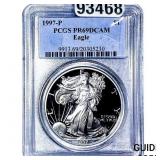 1997-P Silver Eagle PCGS PR69 DCAM