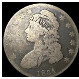 1834 Capped Bust Half Dollar NICELY CIRCULATED