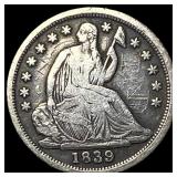1839-O Silver Half Dime LIGHTLY CIRCULATED