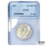 1944 Walking Liberty Half Dollar NNC MS66