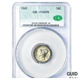 1942 Mercury Silver Dime CAC MS66 FSB