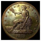 1875-CC Silver Trade Dollar