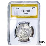 1920 Pilgrim Half Dollar PGA MS65