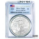 2010 Silver Eagle PCGS MS70