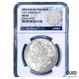 1921 Morgan Silver Dollar NGC MS64