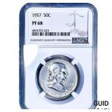 1957 Franklin Half Dollar NGC PF69