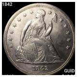 1842 Seated Liberty Dollar UNCIRCULATED