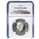 1964 Kennedy Half Dollar NGC PF66 UC