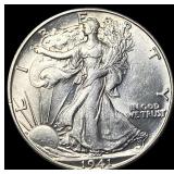 1941-D Silver Half Dollar CHOICE AU