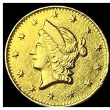 1853 California Gold Half Dollar Token CLOSELY UNC