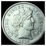 1916-S Silver Barber Dime HIGH GRADE