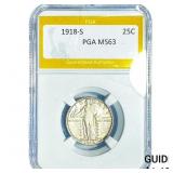 1918-S Standing Liberty Quarter PGA MS63