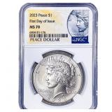 2023 Silver Peace Dollar NGC MS70