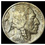 1919-D Buffalo Nickel NEARLY UNCIRCULATED