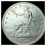 1877-S Silver Trade Dollar CLOSELY UNCIRCULATED