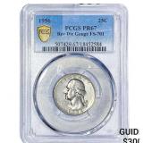 1956 Washington Silver Quarter PCGS PR67 FS-701