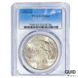 1926-S Silver Peace Dollar PCGS MS63