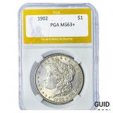 1902 Morgan Silver Dollar PGA MS63+