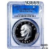 1971-S Eisenhower Dollar PCGS PR69 Silver Peg Leg